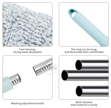 Green Goddess Self-Wringing Mop