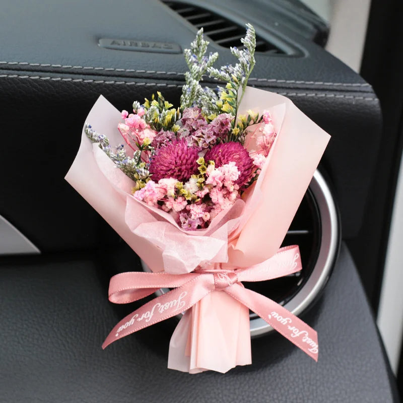 Car Vent Dried Flowers Aroma Bouquet