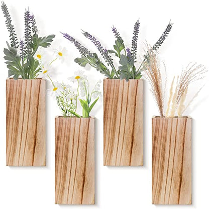 Wooden Pocket Vases