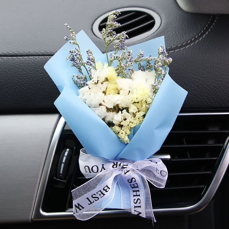 Car Vent Dried Flowers Aroma Bouquet