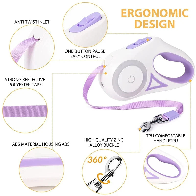 Glow-in-the-Dark Dog Leash