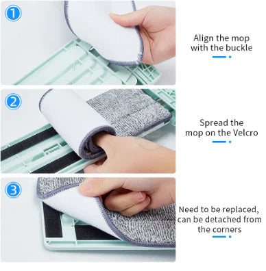 Green Goddess Self-Wringing Mop