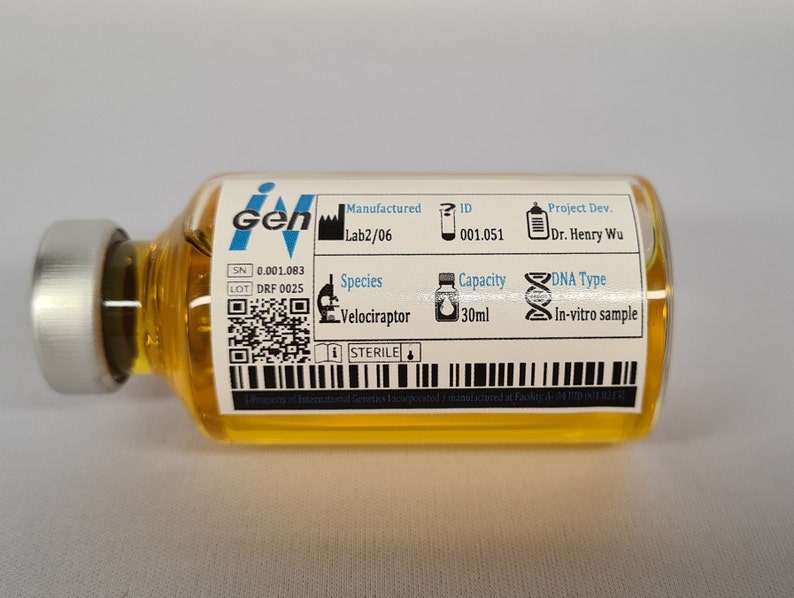 Jurassic Dino DNA Samples